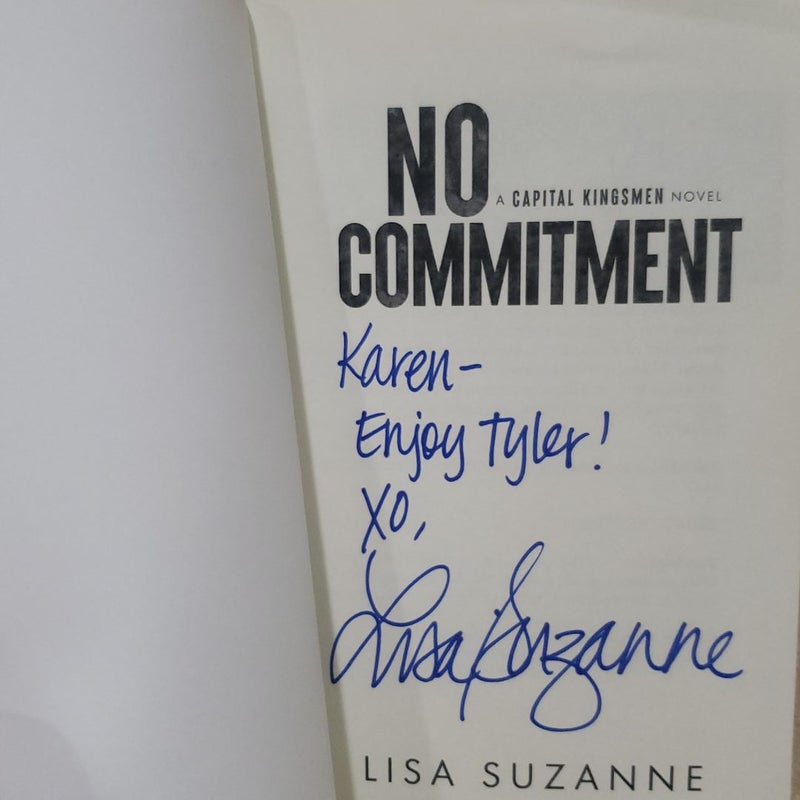 No Commitment (signed and personalized)