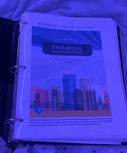 Financial Accounting, Student Value Edition