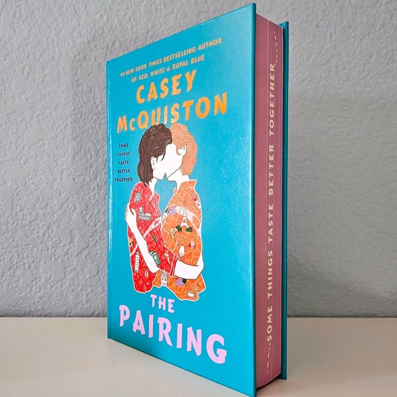 The Pairing by Casey McQuiston Litjoy Special Edition Endpaper Artwork Hardcover NEW