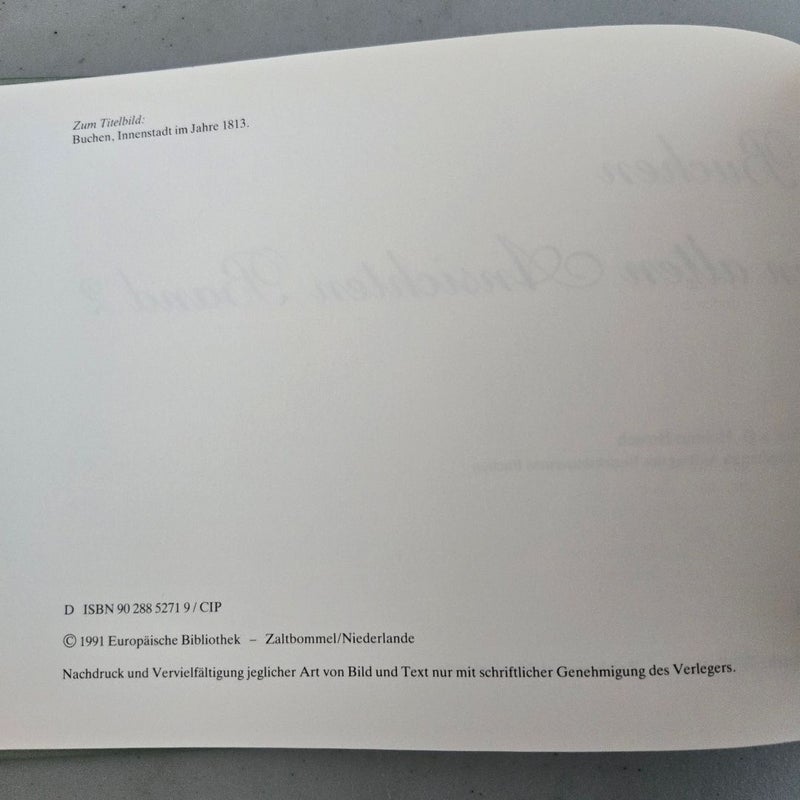 Buchen in alten Ansichten Band 2