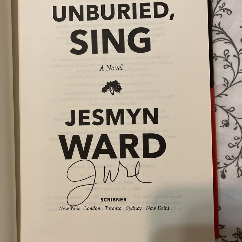 Sing, Unburied, Sing ~ Signed Copy
