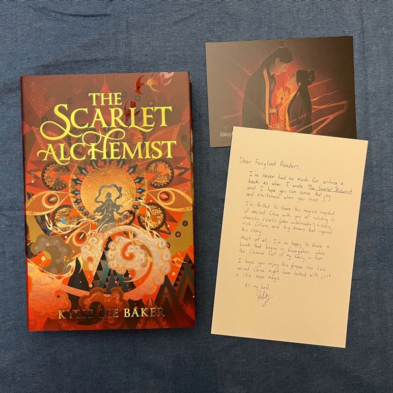 Fairyloot The Scarlet Alchemist by Kylie Lee Baker, Hardcover | Pangobooks