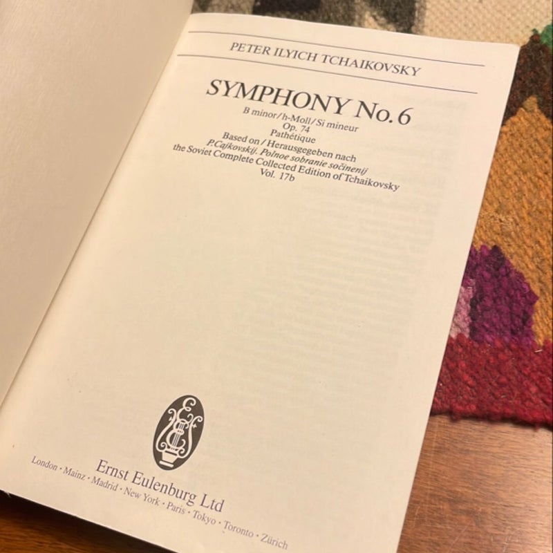 Tchaikovsky: Symphony No. 6 B minor Op. 74 “Pathétique” 