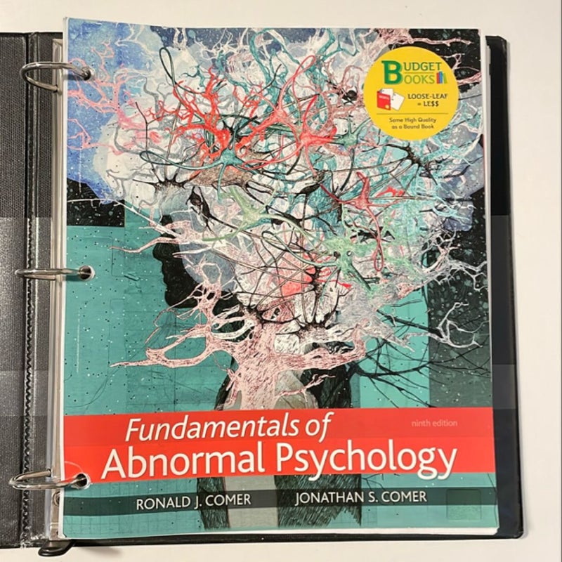 Loose-Leaf Version for Fundamentals of Abnormal Psychology