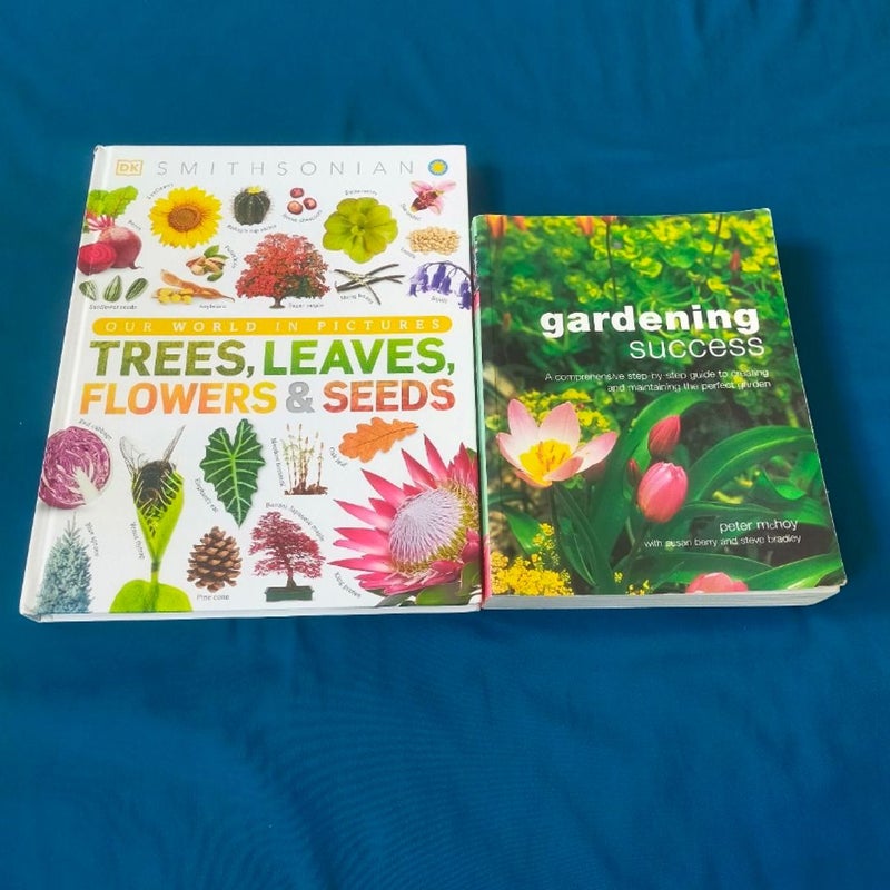 Trees, leaves, flowers, and seeds & gardening success