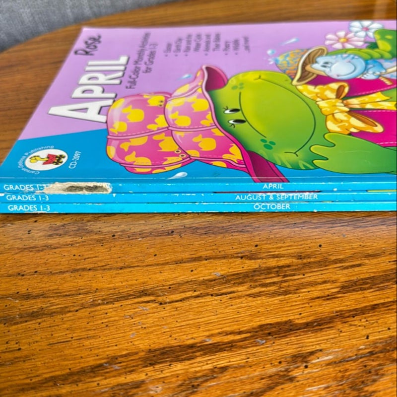 3 Carson-Dellosa Monthly Books 