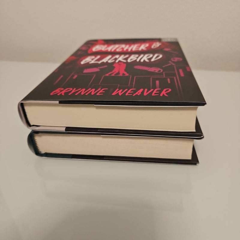 Two Books: Butcher & Blackbird and Leather & Lark - Hardcover BOTM 