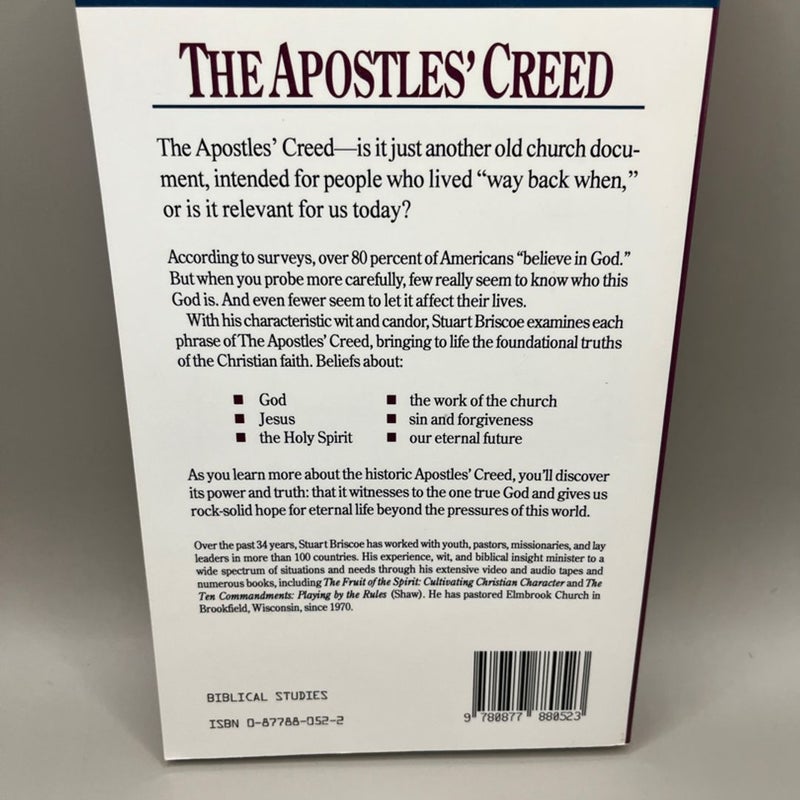 3 book bundle - The TEN Commandments- The Sermon on the Mount- The Apostles Creed 