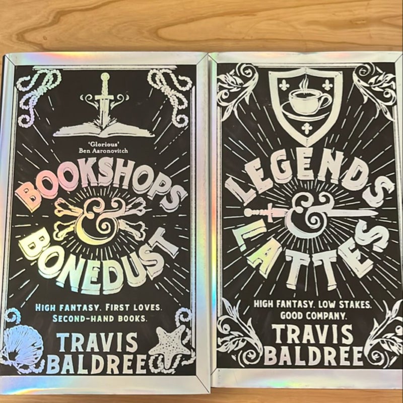 Legends and Lattes + Bookshops and Bonedust Fairyloot Signed Special Edition