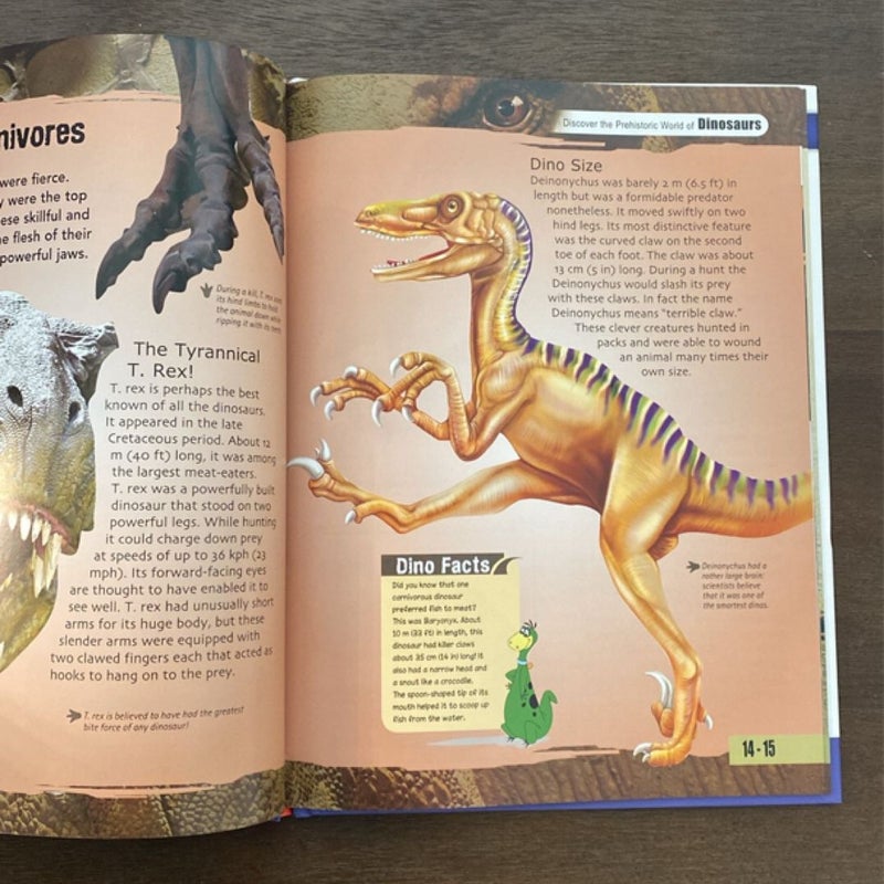 Wonders of Learning Discover Dinosaurs Hardcover and Dinosaur Discovery Poster