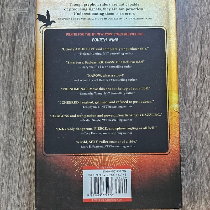 Fourth Wing Holiday Special Edition and Iron Flame Hardcover Bundle