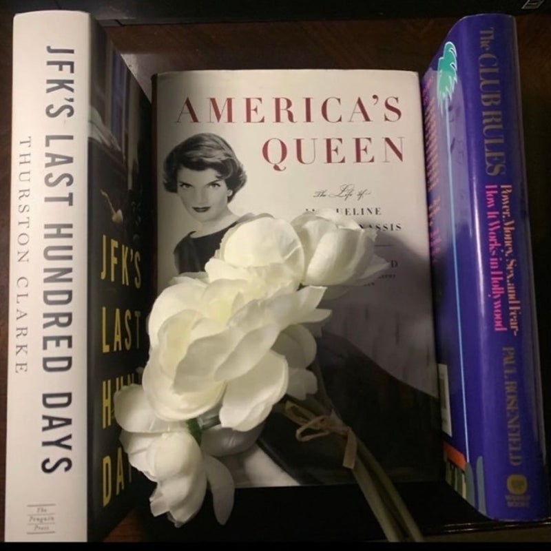 Kennedy Old Hollywood Sinatra Jacqueline Kennedy Onassis History Book Lot ~