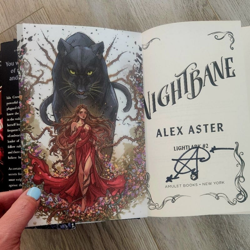 Nightbane SIGNED Limited Page Overlay (the Lightlark Saga Book 2)