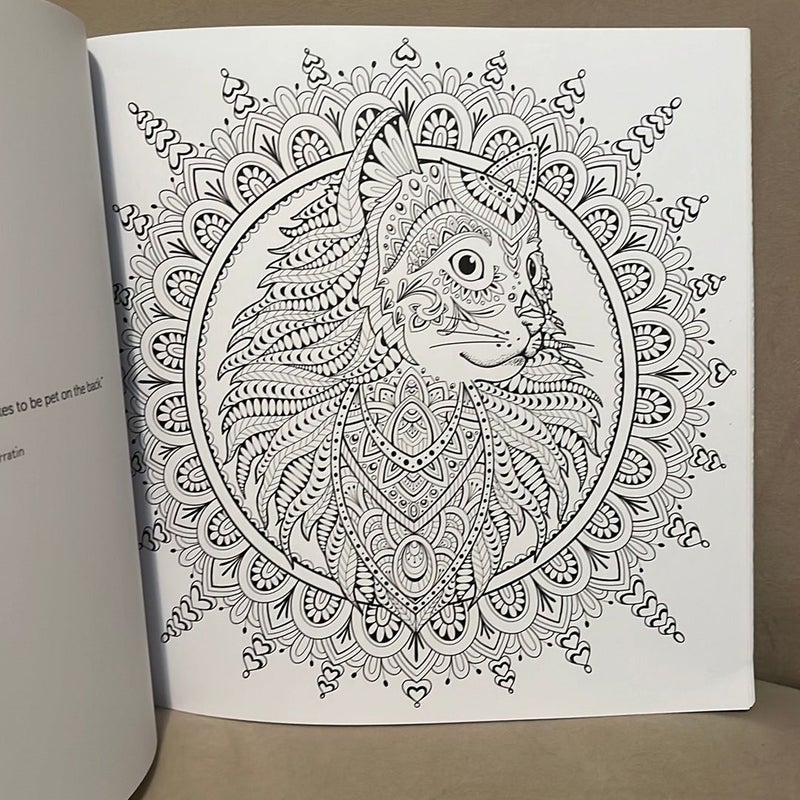 My Cat Mandala: 30 Stunning, Oversized Coloring Pages by Marica Zottino