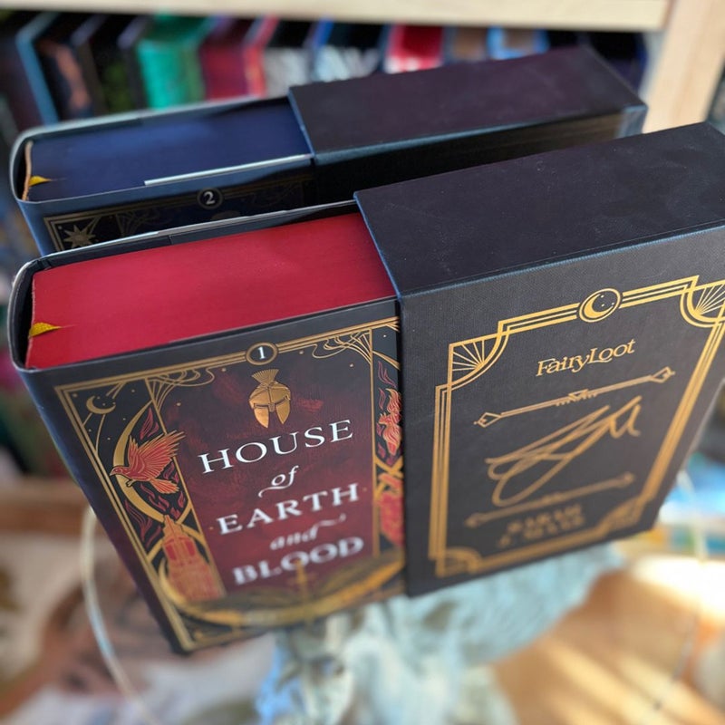 Fairyloot Exclusive Edition Crescent City Set House of Earth and Blood House of Sky and Breath