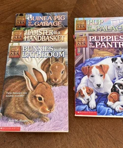 Animal Ark puppies and pets chapter book bundle 
