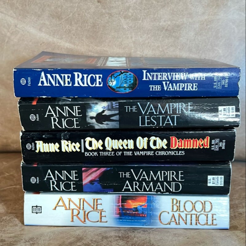 Anne Rice Vampire Chronicles Batch 