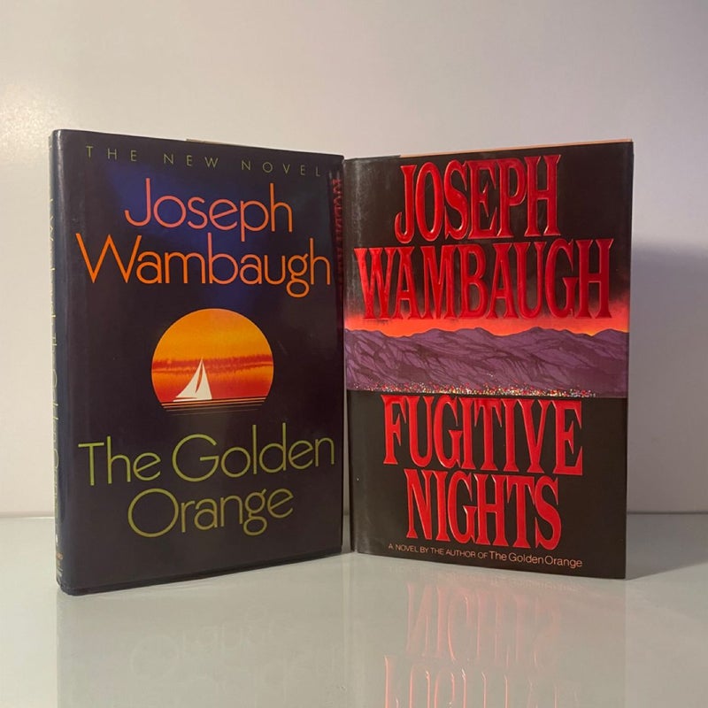 Joseph Wambaugh Thriller Set of 2 First Edition Hardcovers Very Good Condition