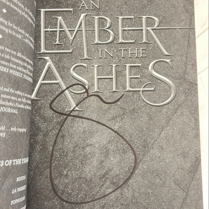 An Ember in the Ashes (Signed!)