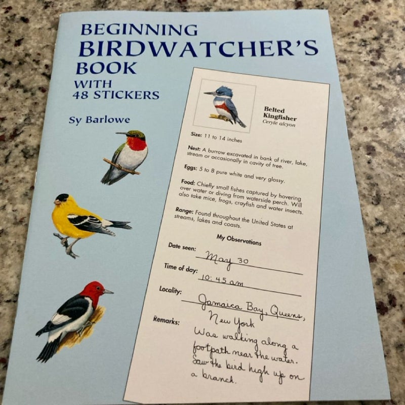 Beginning Birdwatcher's Book