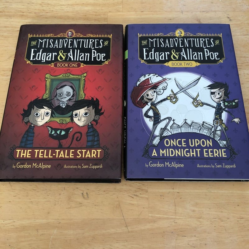 The Misadventures of Edgar and Allen Poe 2 book set