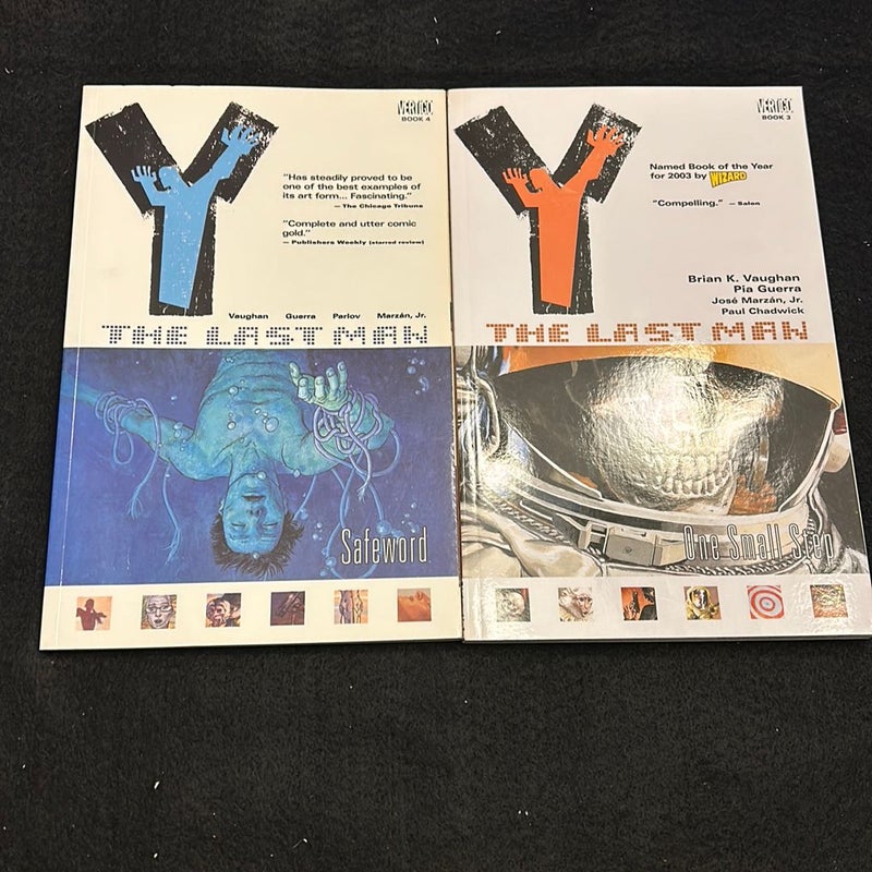 Y  The Last Man Books 1, 2, 3 and 4
