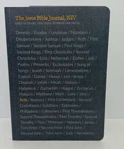 The Jesus Bible Journal, Acts, NIV, Paperback, Comfort Print