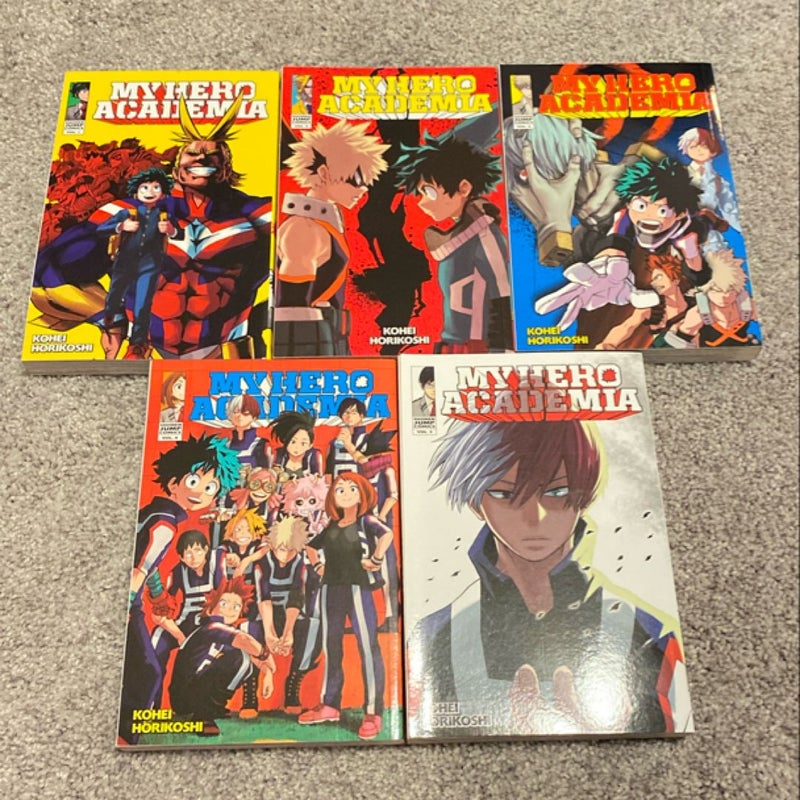 My Hero Academia, Vol. 1-5