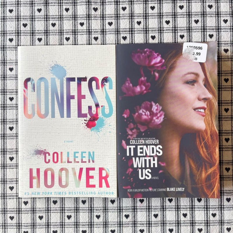 Confess & It Ends With Us BUNDLE