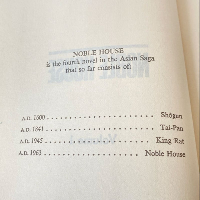 Noble House - Volume 1 