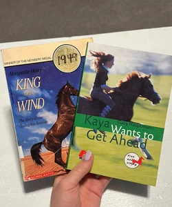 Horse book bundle: King of the Wind, Kaya Wants to Get Ahead