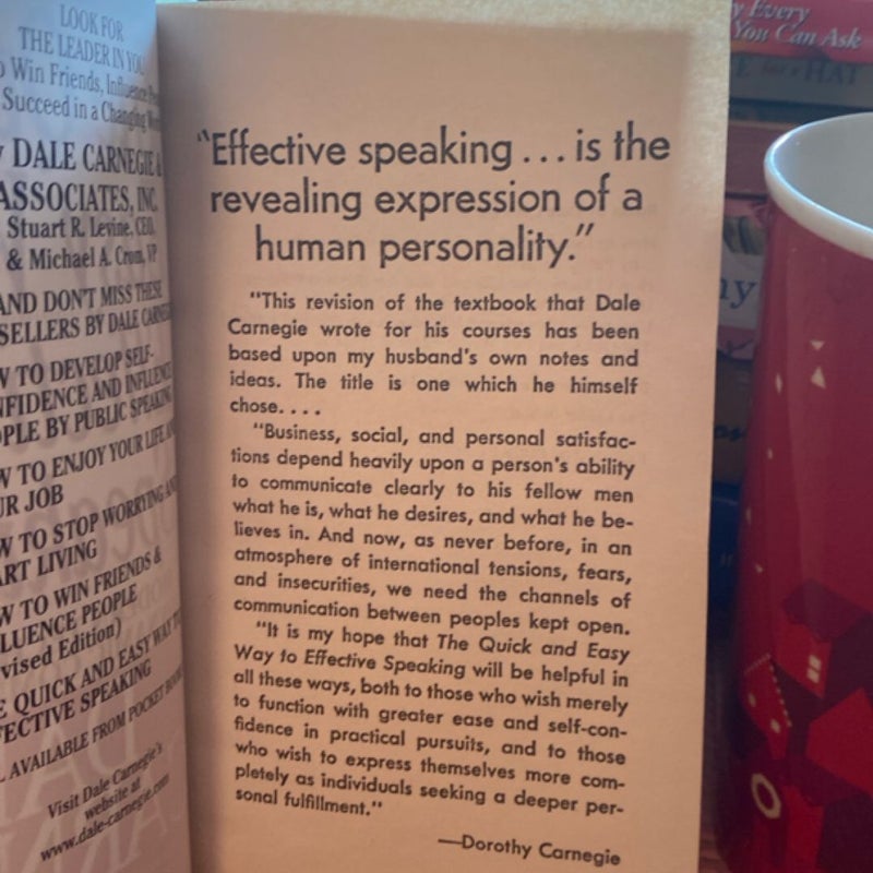 The Quick and Easy Way to Effective Speaking
