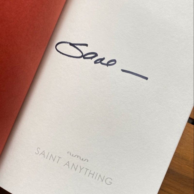 Saint Anything (Signed)