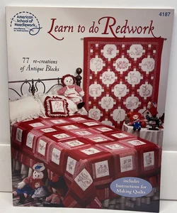 Learn to Do Redwork