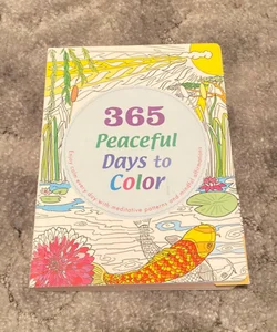 365 Peaceful Days to Color