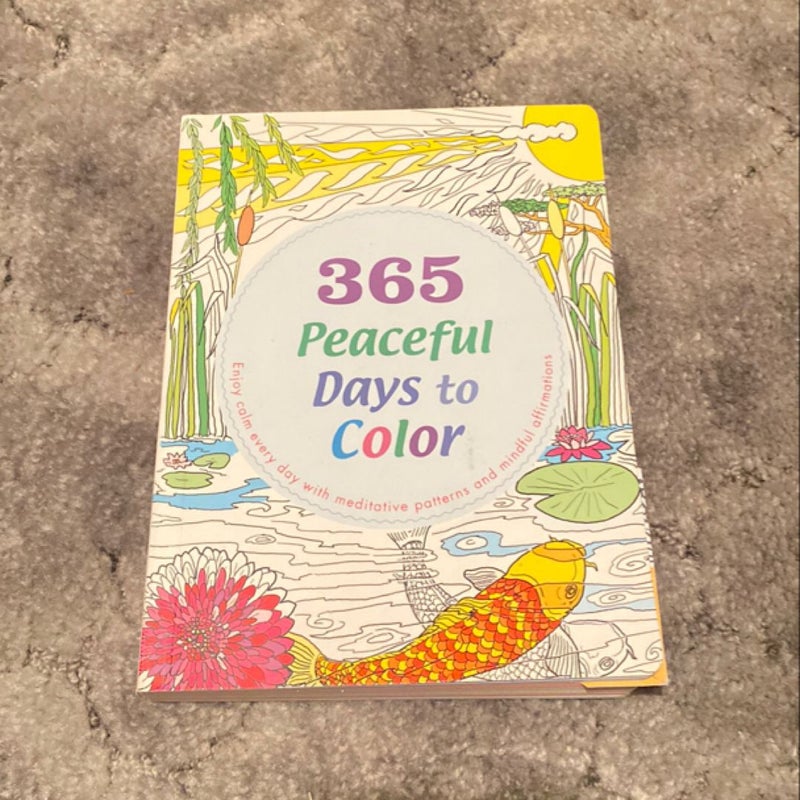 365 Peaceful Days to Color