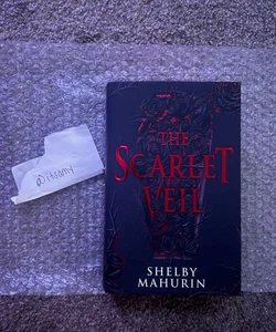 The Scarlet Veil (Fairyloot) and inspired oven mitt (owlcrate)