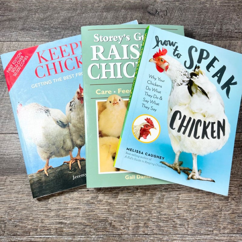 Raising Chickens book bundle