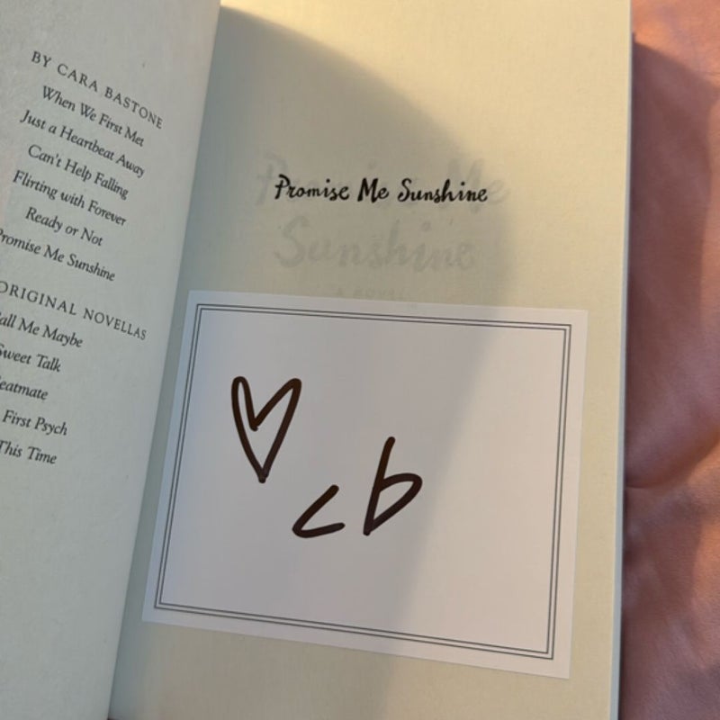Promise Me Sunshine