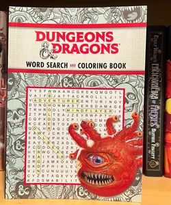 Dungeons and Dragons: word search and coloring book