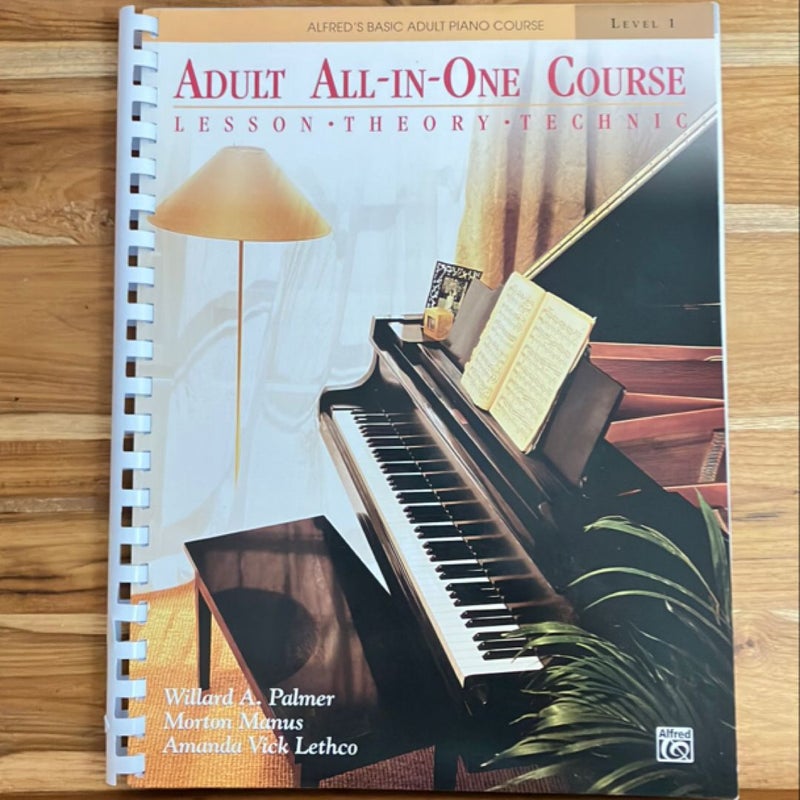 Alfred's Basic Adult All-In-One Course, Bk 1