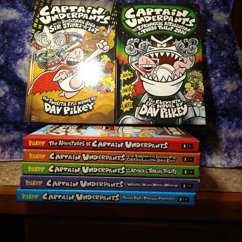 Captain Underpants and the Sensational Saga of Sir Stinks-a-Lot, set series 