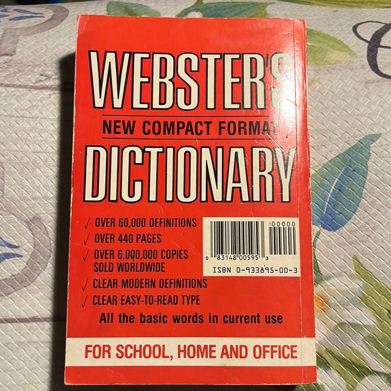 Webster’s Dictionary 