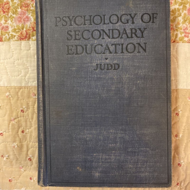 Psychology of Secondary Education 
