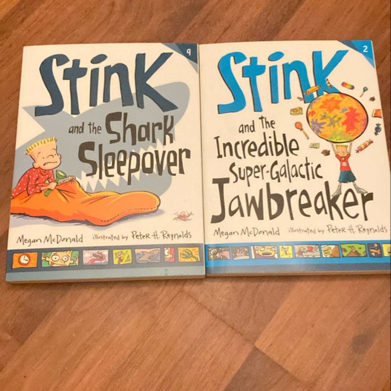 Stink Lot: Stink and the Shark Sleepover/ Stink and the Incredible Super-Galactic Jawbreaker