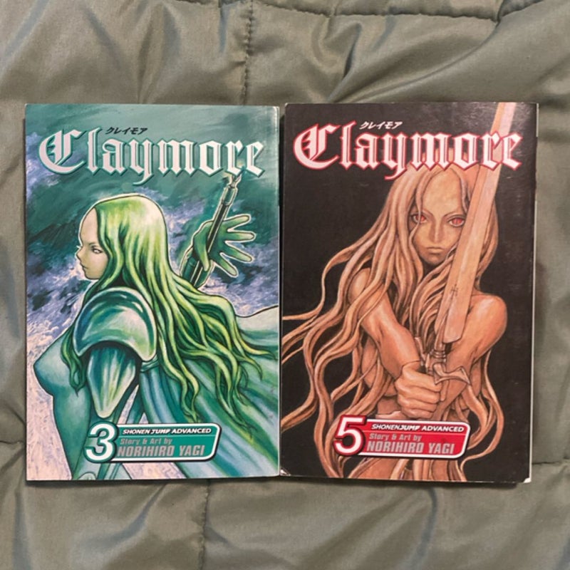 Claymore, Vol. 1-3 & 5-6