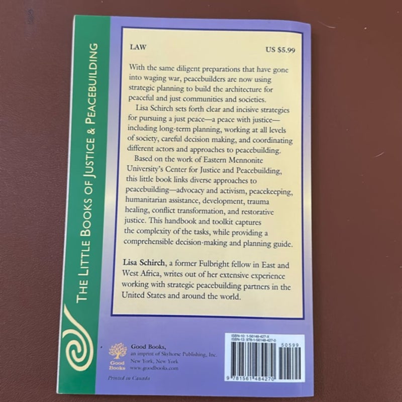 The Little Book of Strategic Peacebuilding