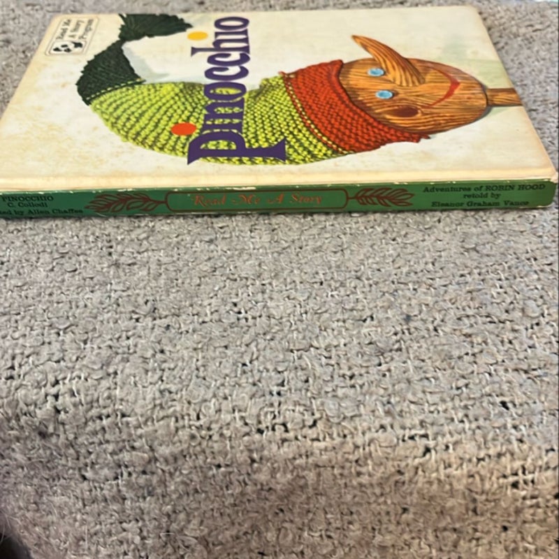 Adventures of Robin Hood and Pinocchio *1950s 2-in-1