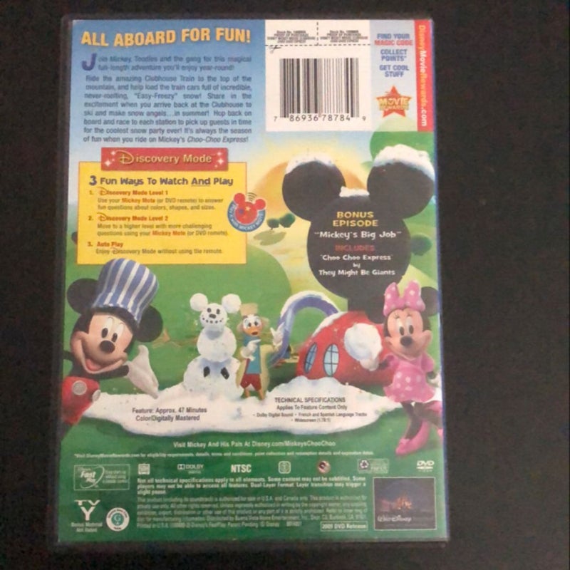 DVD  - Disney  Mickey Mouse Clubhouse     DVD