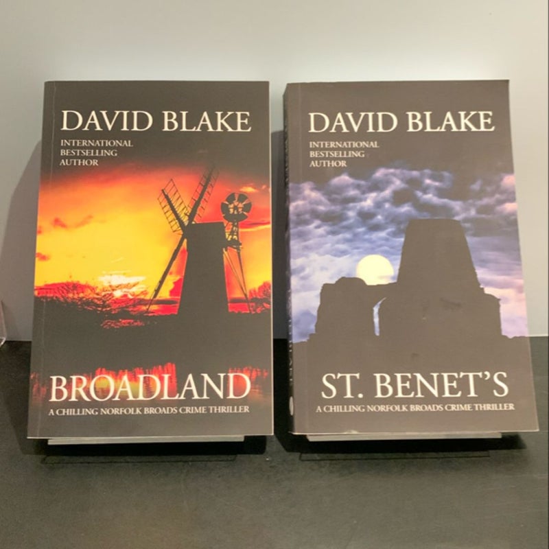 David Blake Norfolk Broads Thriller 1-4, 6-11 New Releases: Broadland, St. Benet’s, Moorings, Three Rivers, The Wherryman, Storm Force, Long Gore Hall, Weaver’s Way, Bluebell Wood, Swanton Morley